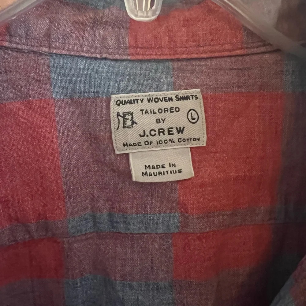 J. Crew Plaid button down - Picture 3 of 3